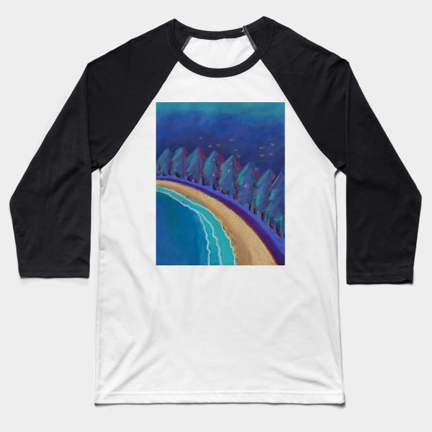 Southerly Buster, Manly Beach Baseball T-Shirt by Terrimad